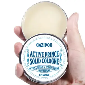 Men's Solid Cologne Balm, Floral Fruit Scent, Floral Citrus Sweet, Fresh Long-Lasting Body Perfume, 20g Portable, Ideal for Dates and Daily Use, Perfect Gift