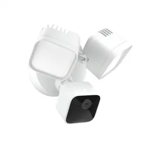 Wired Floodlight Camera - Smart security camera, 2600 lumens, HD live view, enhanced motion detection, built-in siren, Works with Alexa – 1 camera (Black)