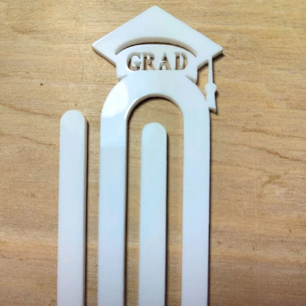 Sublimation Jumbo Paperclip Blank Grad Design for Personalization