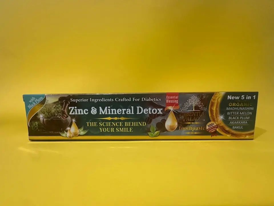 Essential Blessing Zinc & Mineral Toothpaste 6.5 oz Fluoride Free Herbal