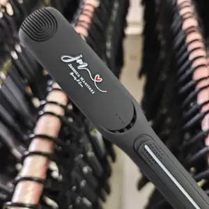 JACY Hair Straightener, 1.25” Black Flat Iron for Hair Styling