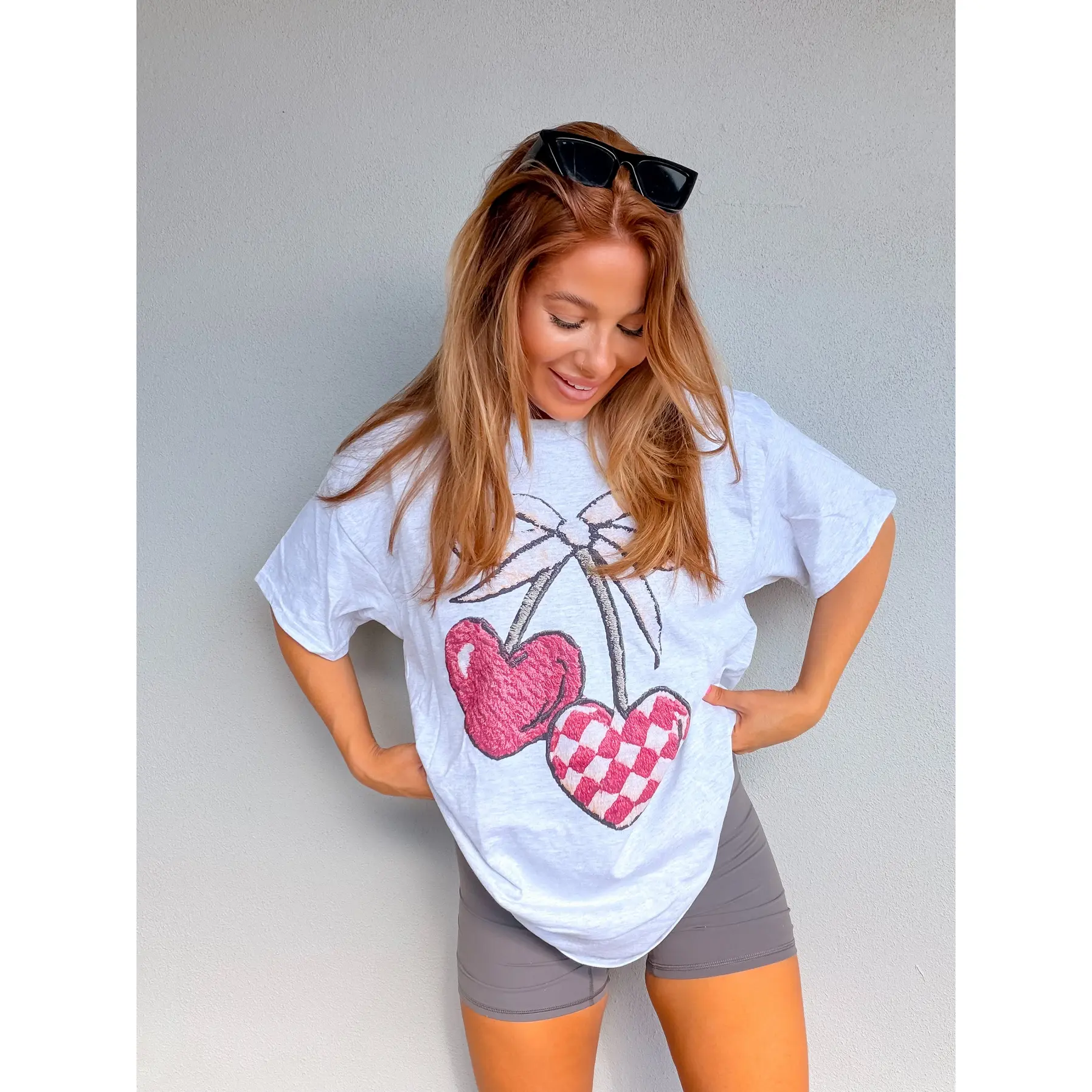 Yarn Retro Cherry Graphic Top