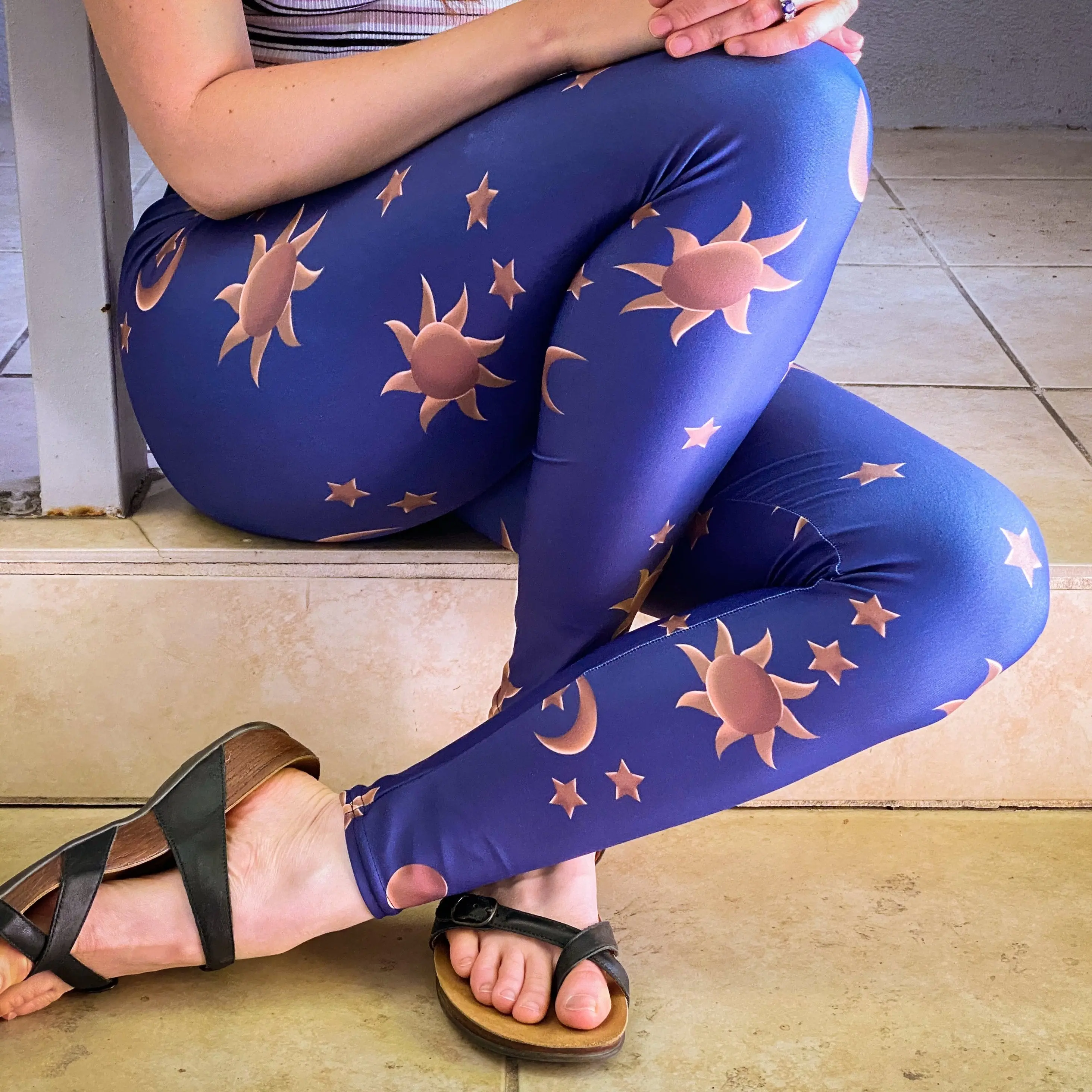 Judy Sun Moon Elf Leggings (Adult, Capris & Plus Sizes)