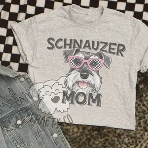 Dog breeds sunglasses   Comfort  Shortsleeve top unisex tshirt dog mom