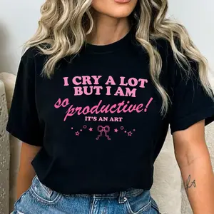 I Cry A Lot But I Am So Productive Tshirt, Tortued Poets Department Tshirt, Do It With A Broken Heart