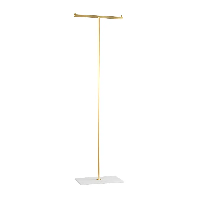 Heavy Duty Metal Clothes Rack with Marble Base, Free Standing Garment Rack for Hanging Clothes, Modern Coat Rack for Entryway, Bedroom, Living Room