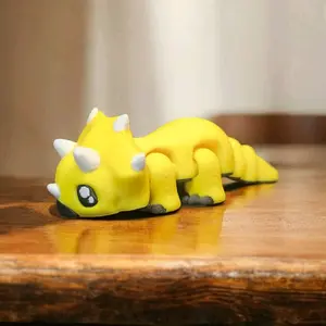 3d Printed Mini Dinosaur- Articulated Decor