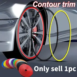 8m Car Wheel HUB Protection Strip, Universal Tire Edge Protector Sticker, DIY Car Styling, Tire Care Cover, Automotive Accessories