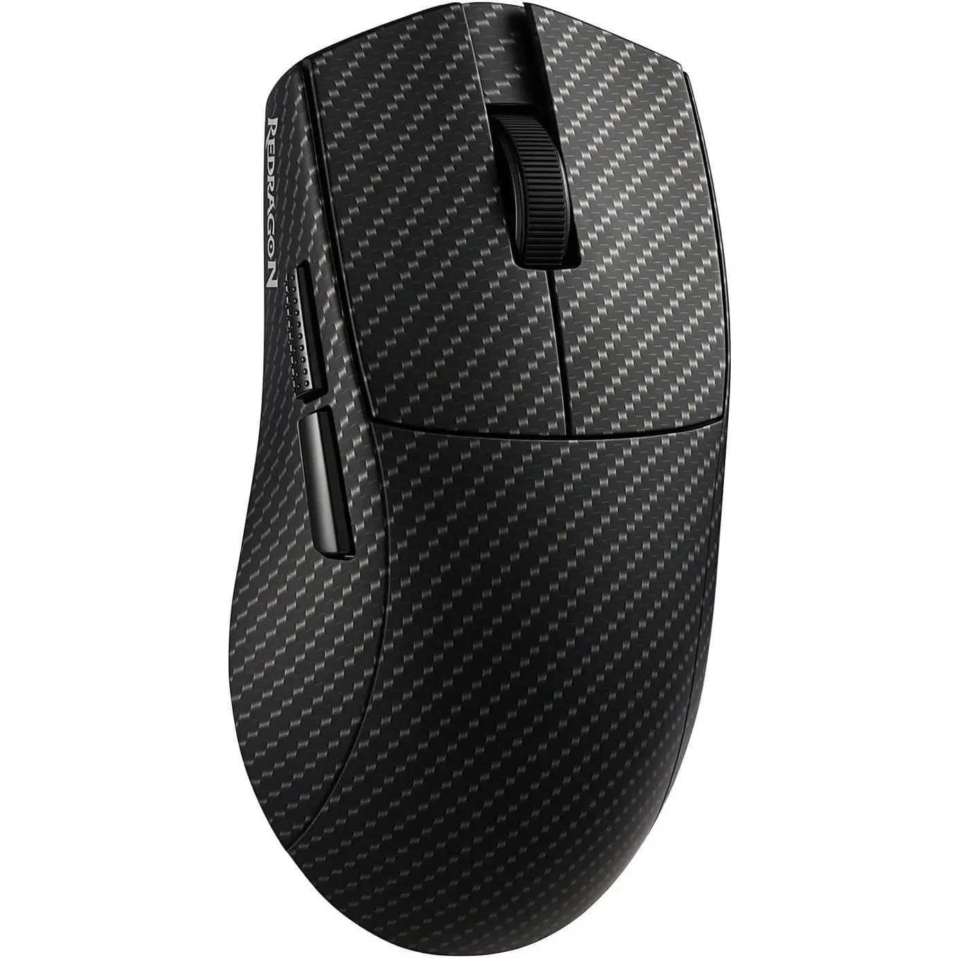Redragon M916 Plus Carbon Fiber Tri-Mode Gaming Mouse, 49G Ultra-Light 45K DPI Mouse w/Ergonomic Natural Grip Build, Full Programmable Buttons, Software Supports DIY Keybinds & DPI summerwins