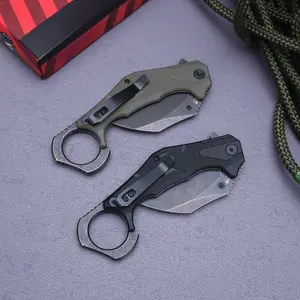 2046 Outdoor Practical Folding Knife, G10 Handle, High Hardness Blade, Outdoor Camping, Outdoor Camping Driving Fishing EDC Tool, Best Gift