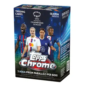 2022-23 Topps Chrome UEFA Women's Champions League Soccer Blaster Box