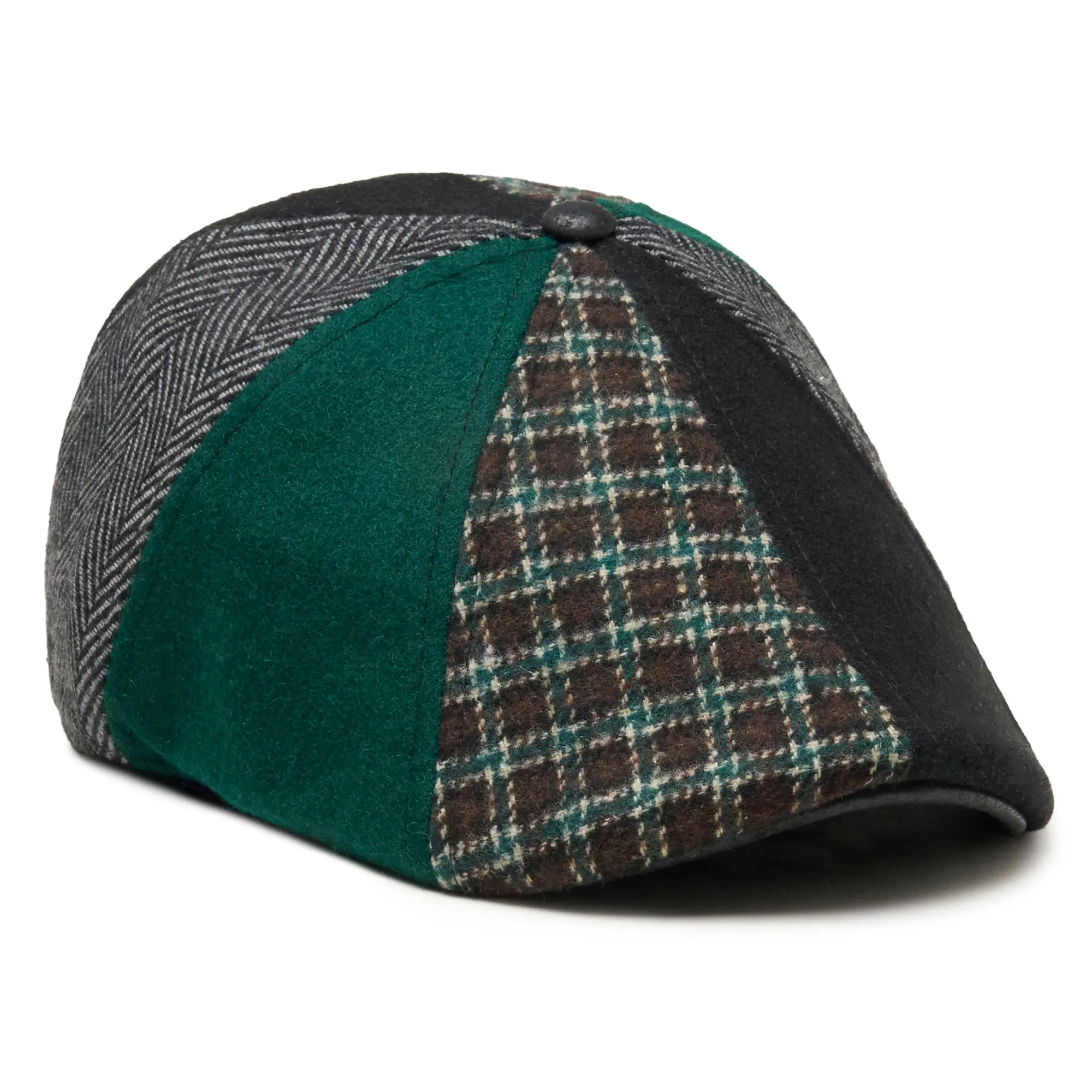 The Galway Boston Scally Cap - Patchwork
