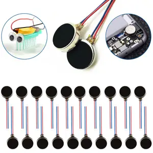 Vibration Motor DC3V 12000rpm Mini Vibration Motor Vibrating Motors for Projects Electronic Device Repair Single Board Computers Project Classroom Project Bristle Bots Cable 2in