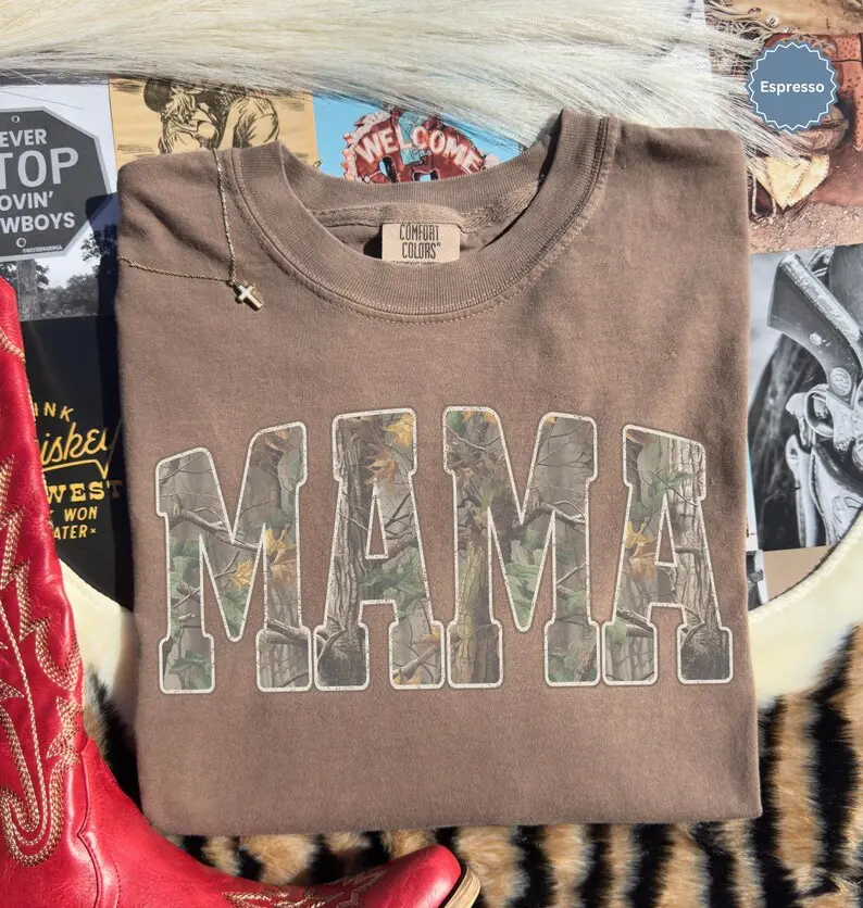 Camo Mama Shirt, New Mom Shirt Comfort Colors, Camouflage Mama Tee, Trendy Mom Tshirt, Mom Life Shirt, Mothers Day Gift for Mom Sweatshirt