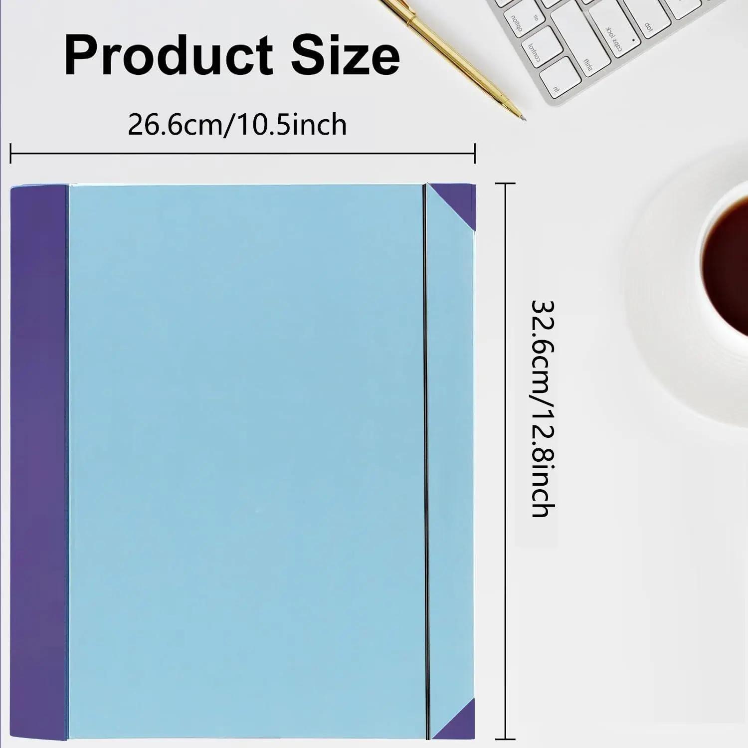 Portable Pastel File Folder, Envelope-closure Cover Design Portable Foldable File Folder, Pastel Color File Storage Folder, for Office, School & Important Documents, Lightweight Storage