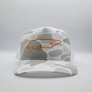 Official Old School White Camo Logo Hat