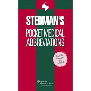 USED-Stedman's Pocket Medical Abbreviations by Stedman's (Paperback)