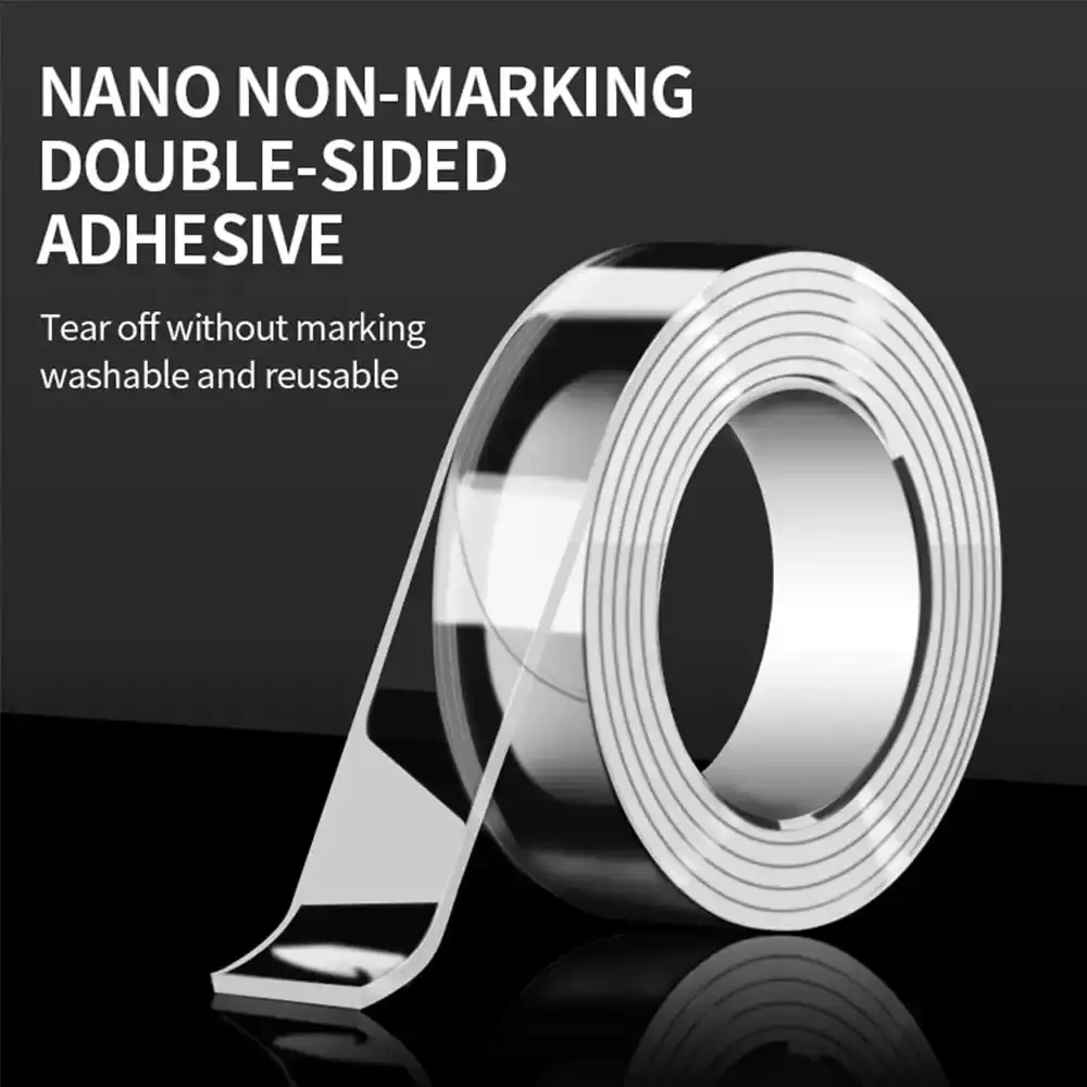 Ultra-Strong Double-Sided Permanent Mounting Tape with High Strength Glue - Invisible, Waterproof Adhesive for Wall, Home Appliance Installation, DIY Improvement Projects