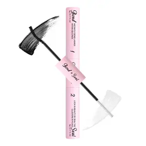 Lash Bond and Seal 2-in-1 Cluster Lash Glue for Long-Lasting Waterproof Eyelash Extensions Dual-End Design Instant Strong Hold Nourishing Formula Cosmetic Mascara