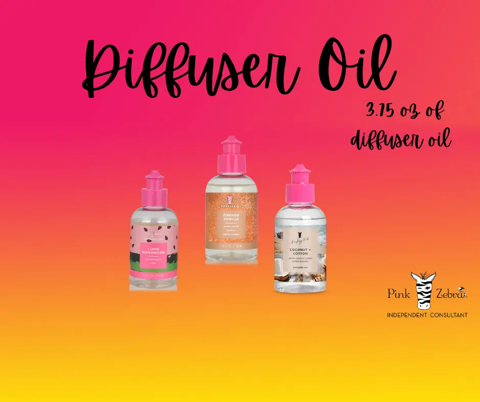 Pink Zebra 3.75 oz  Diffuser Oil