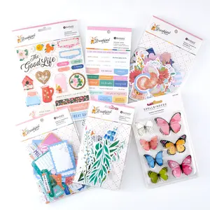 Poppy Song Embellishments Bundle + FREE Butterfly Stickers