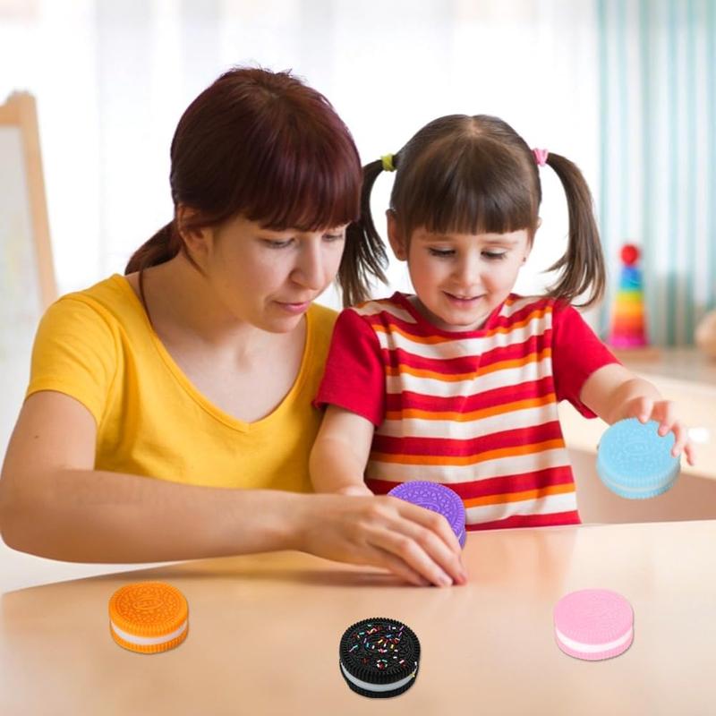 Squeeze Toy for Stress Relief, 1 Count Cookies Shaped Stress Relief Toy, Ultra-soft Decompression Venting Toy, Funny Toy for Adults , Stress Relief Squishy Sensory Stress and Anxiety Relaxing Ultra-Soft Cookies for Birthday Gifts Party