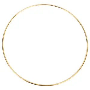 8Pcs 8 Inches Dream Catcher Rings Metal Hoops Macrame Ring for Crafts and Dream Catcher Supplies, Gold