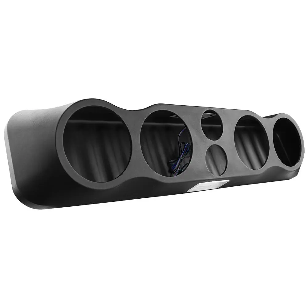 DS18 High-Density ABS Universal Car Audio Enclosure - 35-in, Fits 4 x 6.5-in Speakers and 2 x Tweeters, Car Audio Enclosure Speakers Accessory