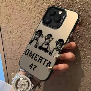 Fashion Gorilla OMERTA 47 Phone Case Suitable for iPhone 17 16e 16 15 14 13 12 11 Mini Pro Max Air X XR XSMAX 8 7 Plus Anti Fall Matte Back Cover