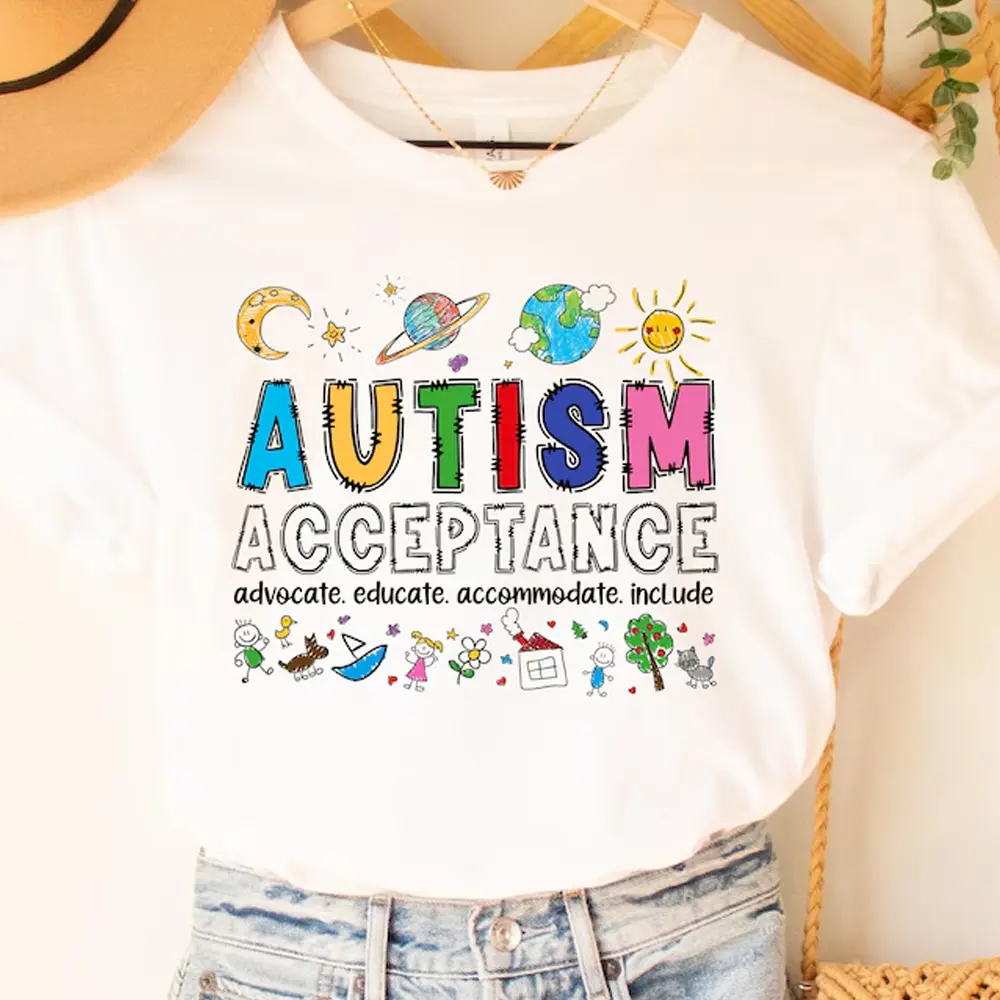 Autism Acceptance Shirt: Special Education Advocate Tee #tshirt #tshirtoutfit #viraltee #outfitinspo #streetstyle #everydayfit