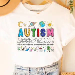 Autism Acceptance Shirt: Special Education Advocate Tee #tshirt #tshirtoutfit #viraltee #outfitinspo #streetstyle #everydayfit