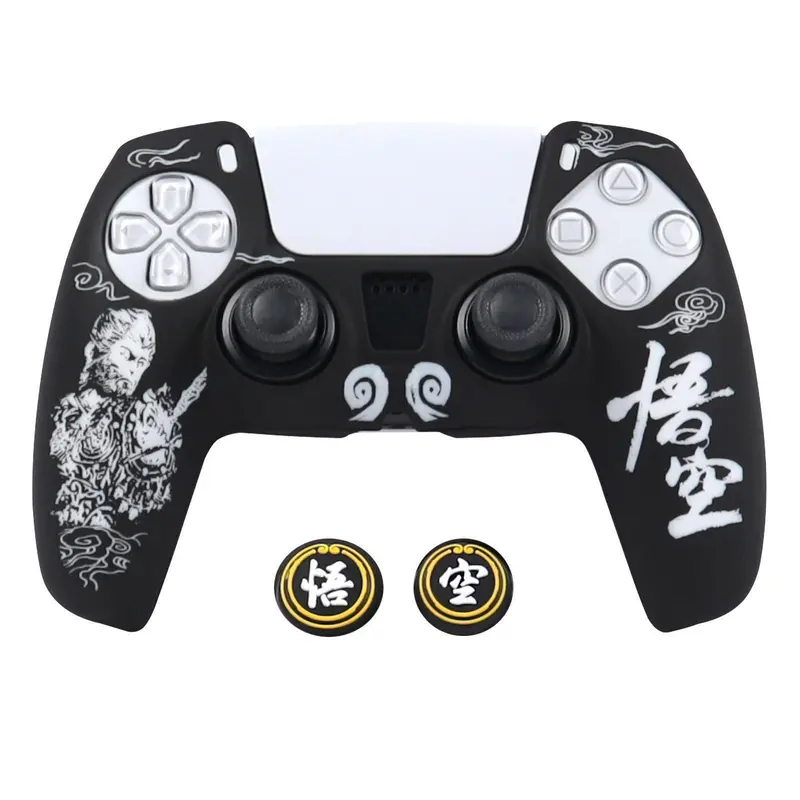 Soft Silicone Protective Case Cover For Playstation 5 Controller Skin Gamepad Games Accessories For PS5 Control Console Accessories Gaming Console Accessories Gaming Items