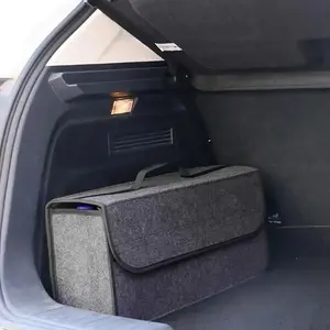 Car Trunk Storage Box, Portable Foldable Car Trunk Organizer, Car Interior Storage Organizer, Universal Car Accessories