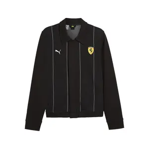 PUMA Mens Scuderia Ferrari Race Premium Jacket Athletic Outerwear Casual - Black