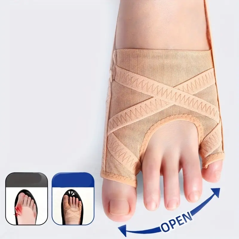 Toe Correction Socks, Toe Overlapping Separator, Ultra-thin Breathable Shoes-Wearable For Men And Women Adjustable, Toe Separators