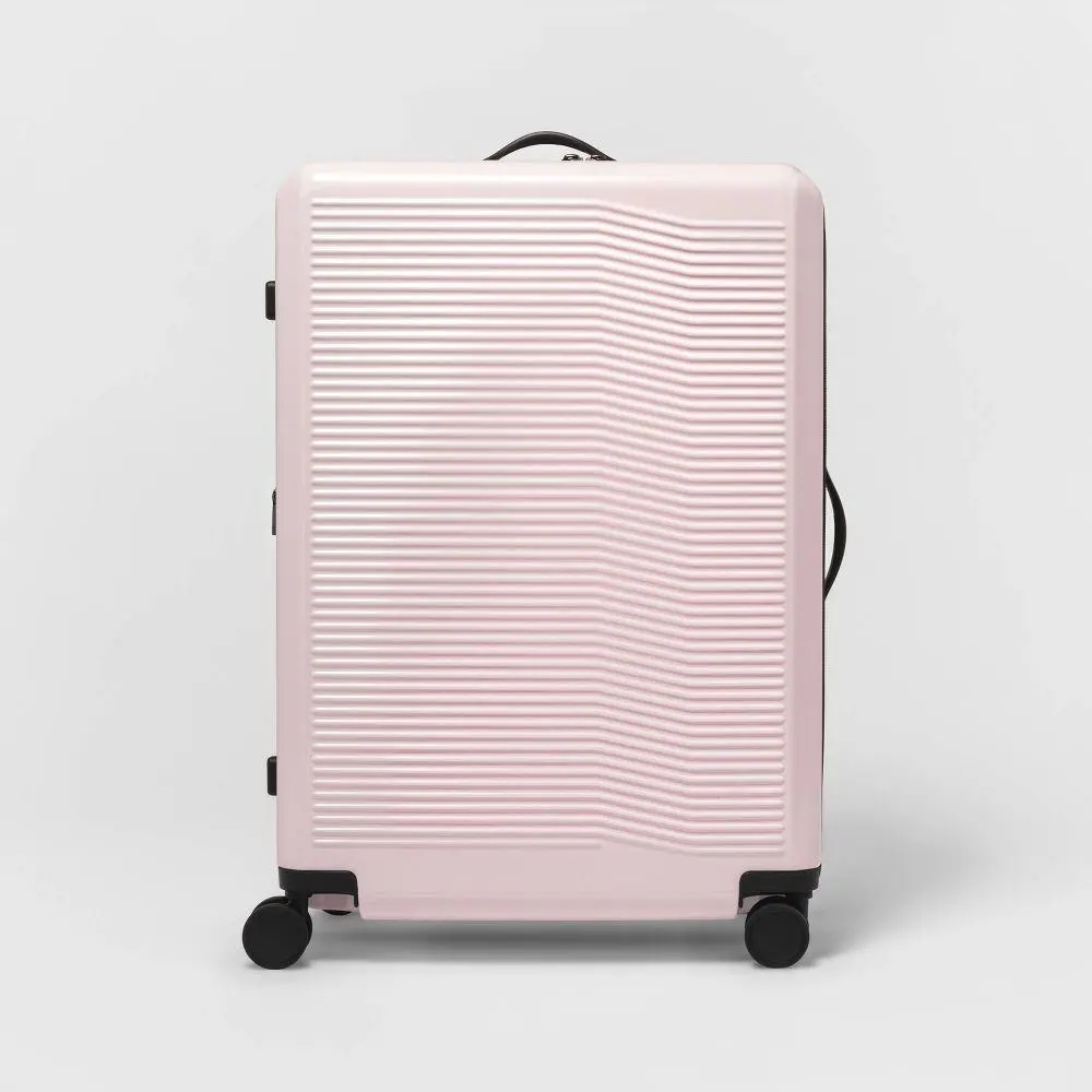Expandable Large Checked Hardside Suitcase Spinner Hard Shell Luggage Expandable Large Checked Hardside Suitcase Spinner Hard Shell Luggage