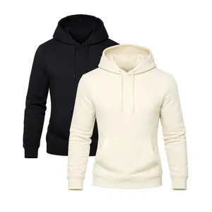 UNISEX Cotton Fleece Pullover Hoodie, Regular Fit, 100% Cotton Face, Fleece Lined Three-Panel Hood, Kangaroo Pocket, Ribbed Cuffs & Waistband, Tear-Away Tag