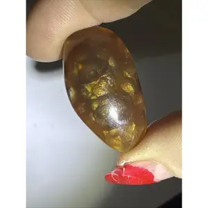 35ct Old Stock Fire Agate Gemstone Rough Cabochon High Grade Lapidary Specimen