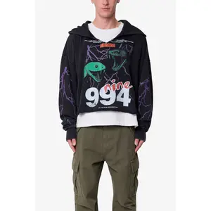mnml Snake 994 Hoodie - Black