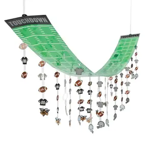 12 ft. x 12" Football Party Field Hanging Ceiling Decoration