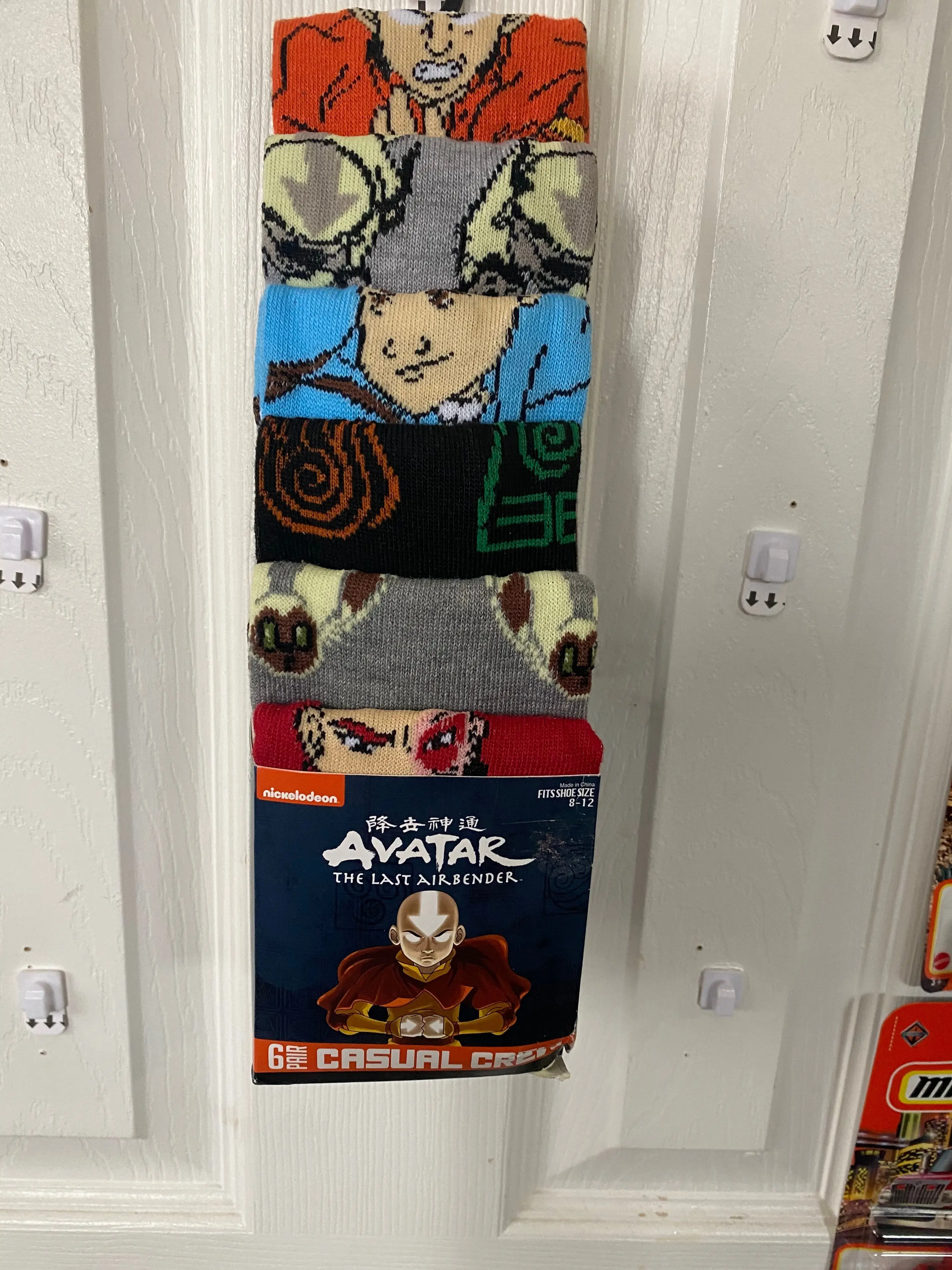 Last Airbender, themed sock collection, 6 pairs, gift pack