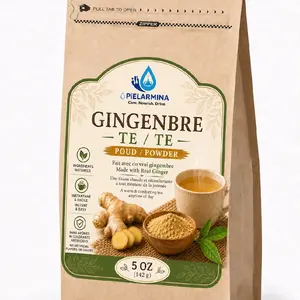 Pielarmina Ginger Powder, 5 oz - 24 Months Shelf Life, Natural Food Flavoring for Warm Comforting Tea & Baking