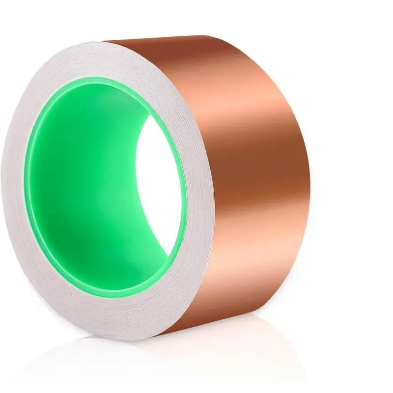 Single-sided conductive copper foil adhesive tape, copper foil adhesive tape, interference-proof pure copper, dual-conductor self-adhesive copper foil