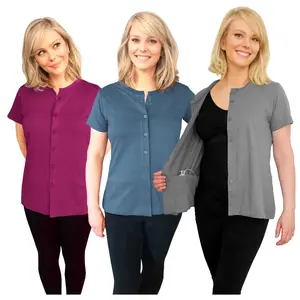 SHIRT for MASTECTOMY Surgery with Drain Holder Pockets