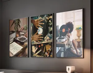 3 Black Woman Art, Modern Art, Black Woman Wall Art, Black Girl Wall Art, African wall art, Black girl art, abstract art #269