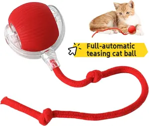cat  Toy Ball Motion Activated Rechargeable Rolling Ball with Detachable Tail Automatic Self Moving Rotating Ball Indoor  Kitten Mental Stimulation Toy Smart Electric Pet Ball Anti Boredom Exercise Training Toy for Indoor Small Medium  dog interactive