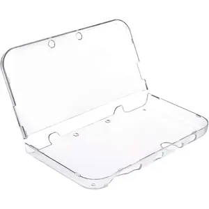 3DS XL Case - Ultra Clear  Transparent Hard Shell Protective Case Cover  for  2015  3DS XL LL - [  Hinge-Less Design]