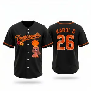 Viajando Por El Mundo Tropitour Baseball Jersey Shirt, Latin Music Tropitour Inspired Limited Edition Jersey, Sport Apparel Gift Knitted