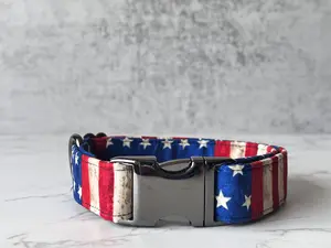 Bluetick Design USA Dog Collar-High quality, hand made in the USA