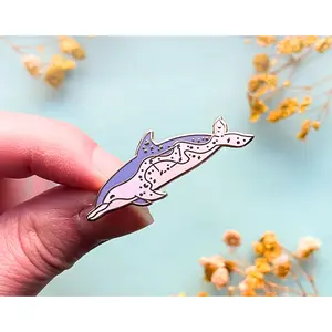 Norma Constellation Tucuxi Dolphin Enamel Pin